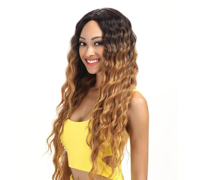 African Curly Ombre Long Wig